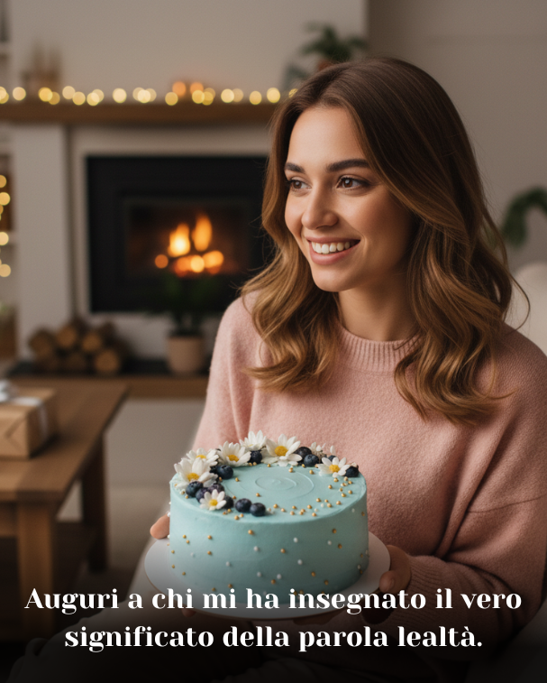 Auguri a chi mi ha insegnato il vero significato della parola lealtà
