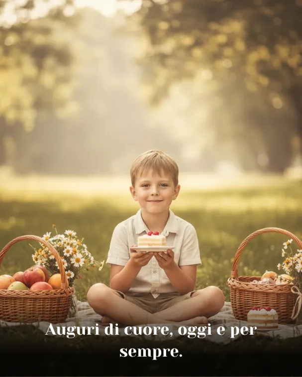 Auguri di cuore, oggi e per sempre.