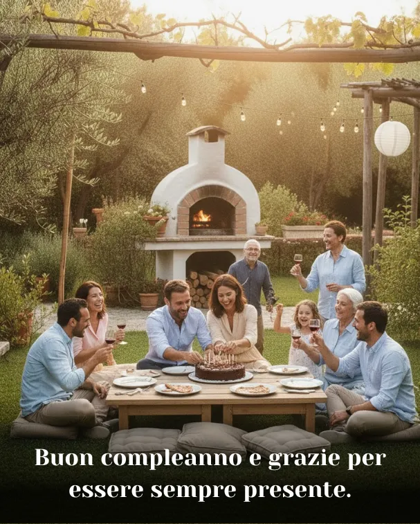 Buon compleanno e grazie per essere sempre presente
