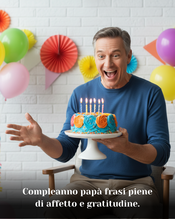 Compleanno papà frasi piene di affetto e gratitudine