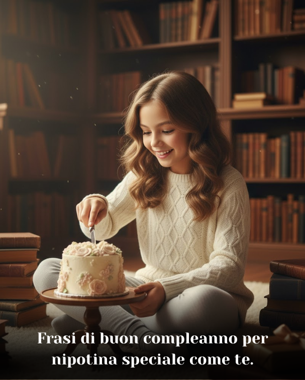 Frasi di buon compleanno per nipotina speciale come te.