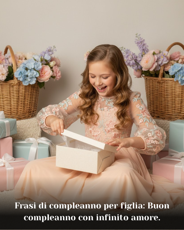 Frasi di compleanno per figlia_ Buon compleanno con infinito amore