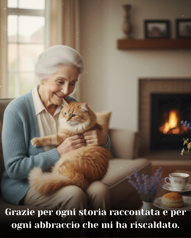 Grazie per ogni storia raccontata e per ogni abbraccio che mi ha riscaldato