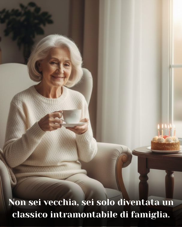 Non sei vecchia, sei solo diventata un classico intramontabile di famiglia