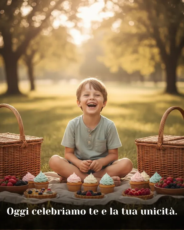 Oggi celebriamo te e la tua unicità