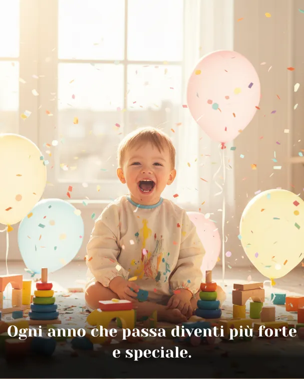 Ogni anno che passa diventi più forte e speciale