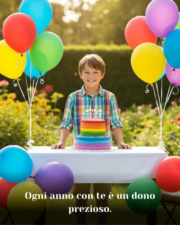 Ogni anno con te è un dono prezioso
