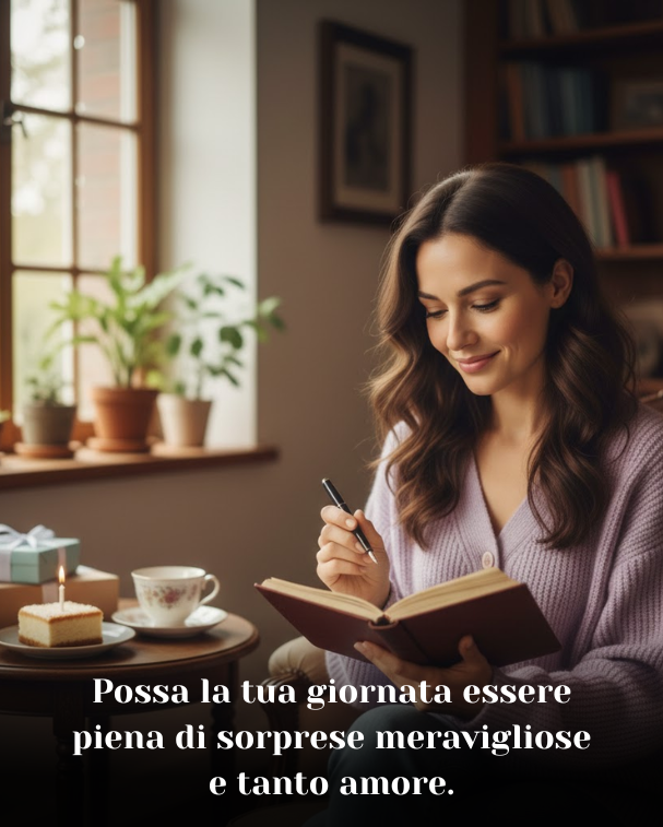Possa la tua giornata essere piena di sorprese meravigliose e tanto amore