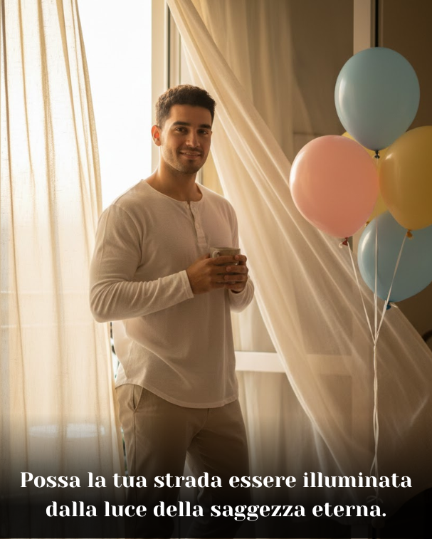 Possa la tua strada essere illuminata dalla luce della saggezza eterna