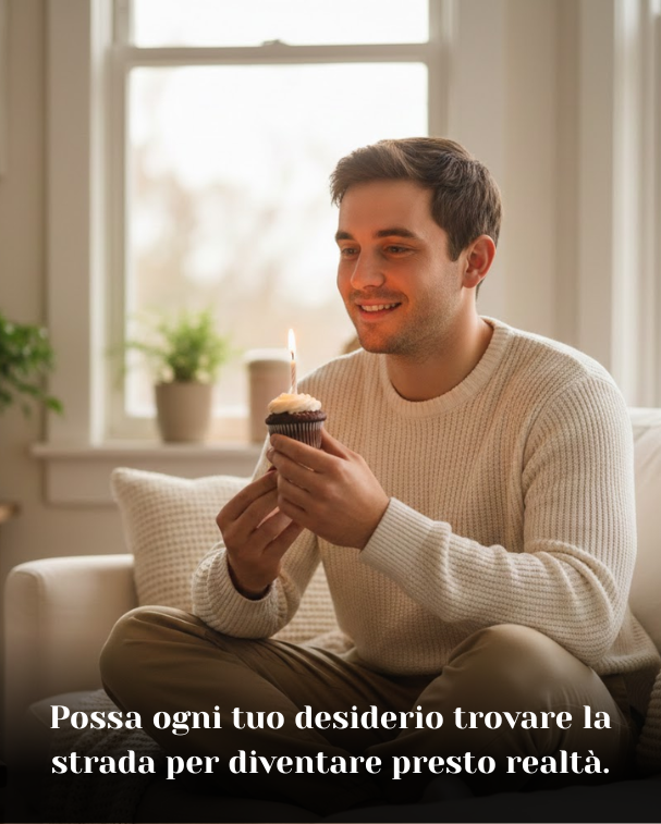 Possa ogni tuo desiderio trovare la strada per diventare presto realtà
