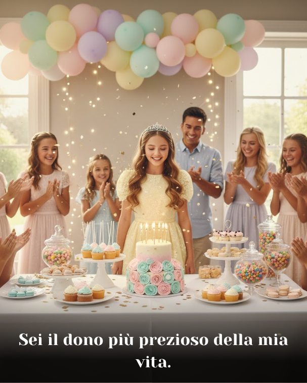 Sei il dono più prezioso della mia vita
