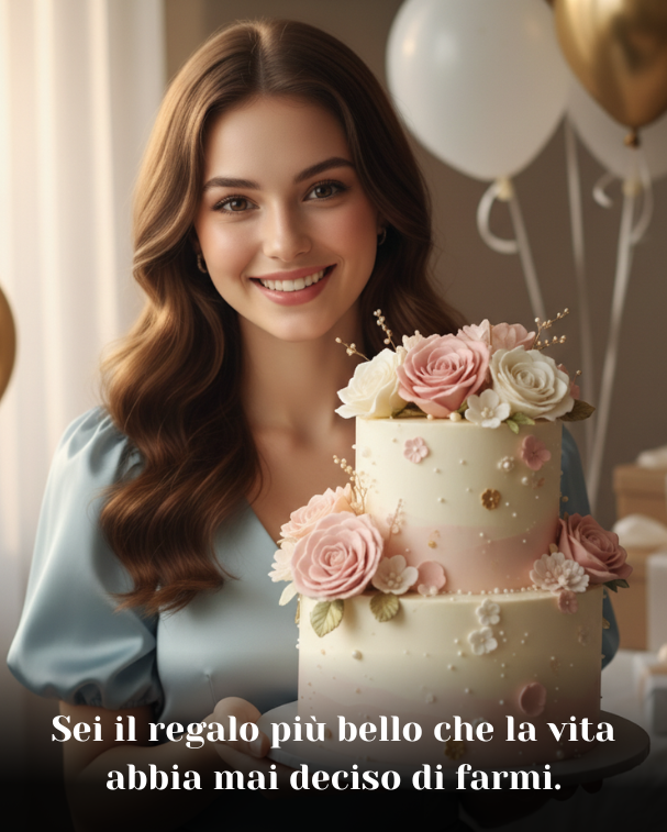 Sei il regalo più bello che la vita abbia mai deciso di farmi