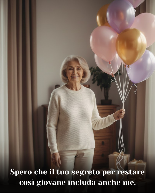 Spero che il tuo segreto per restare così giovane includa anche me