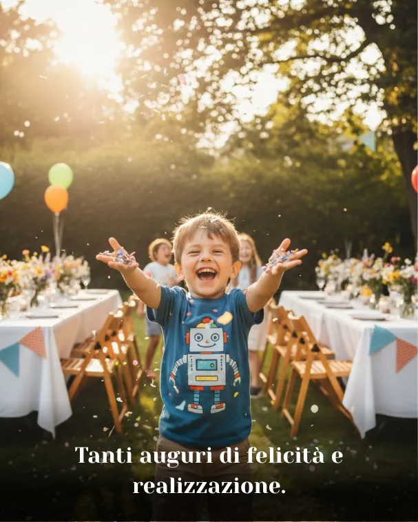Tanti auguri di felicità e realizzazione
