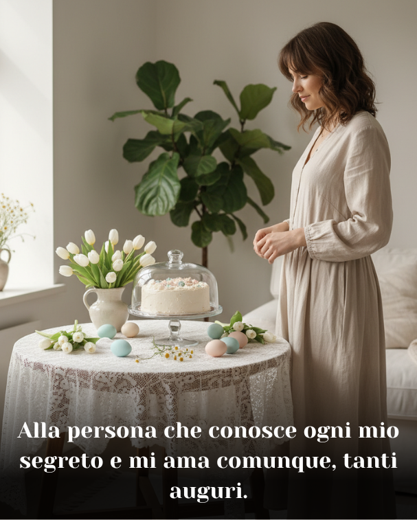 Alla persona che conosce ogni mio segreto e mi ama comunque, tanti auguri