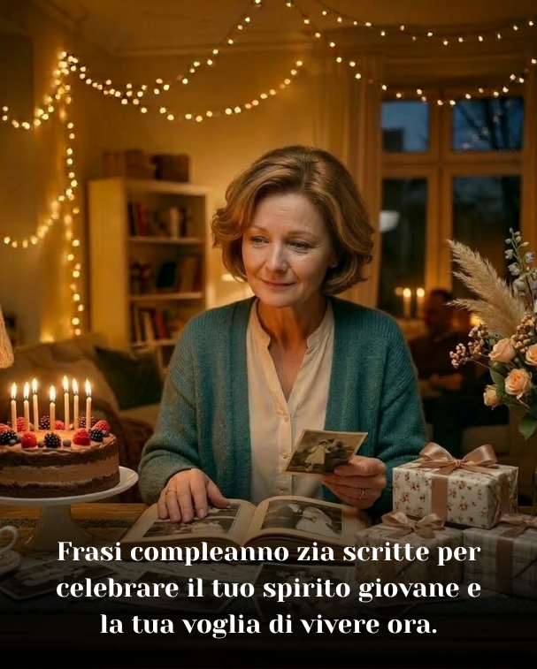 Frasi compleanno zia scritte per celebrare il tuo spirito giovane e la tua voglia di vivere ora