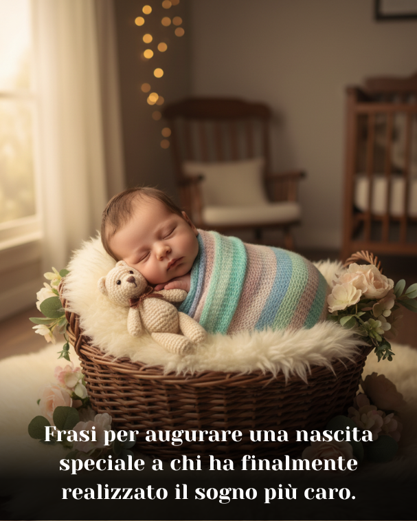 Frasi per augurare una nascita speciale a chi ha finalmente realizzato il sogno più caro