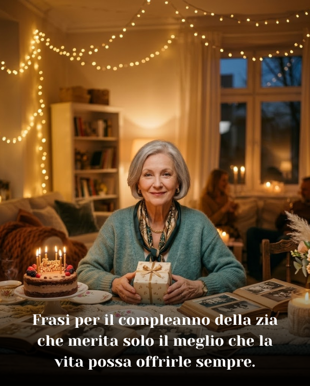 Frasi per il compleanno della zia che merita solo il meglio che la vita possa offrirle sempre
