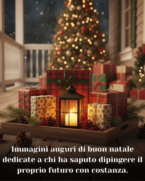 Immagini auguri di buon natale dedicate a chi ha saputo dipingere il proprio futuro con costanza