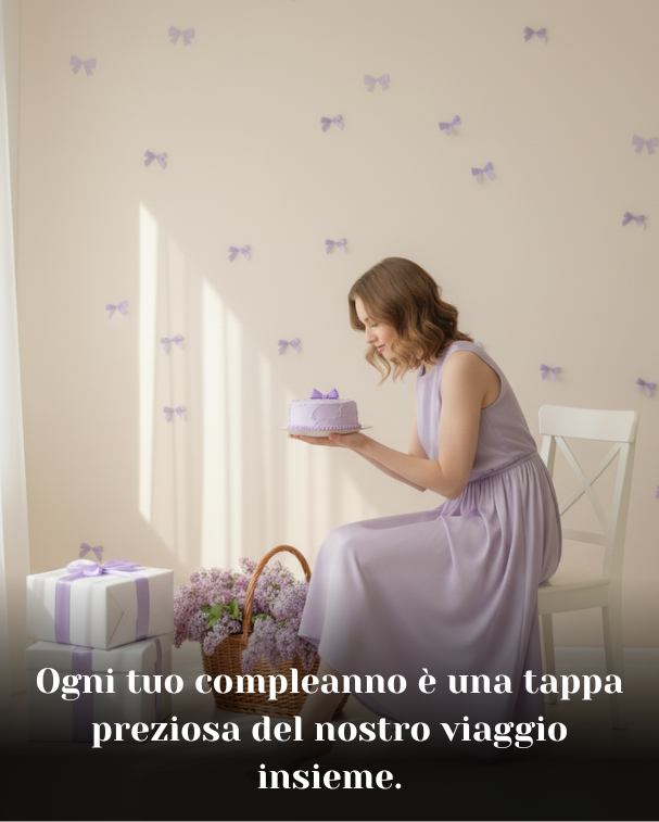 Ogni tuo compleanno è una tappa preziosa del nostro viaggio insieme