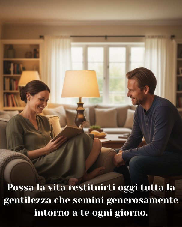 Possa la vita restituirti oggi tutta la gentilezza che semini generosamente intorno a te ogni giorno