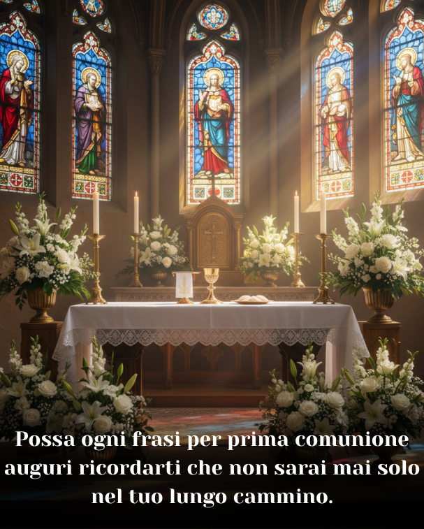 Possa ogni frasi per prima comunione auguri ricordarti che non sarai mai solo nel tuo lungo cammino