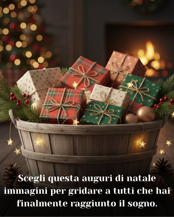 Scegli questa auguri di natale immagini per gridare a tutti che hai finalmente raggiunto il sogno