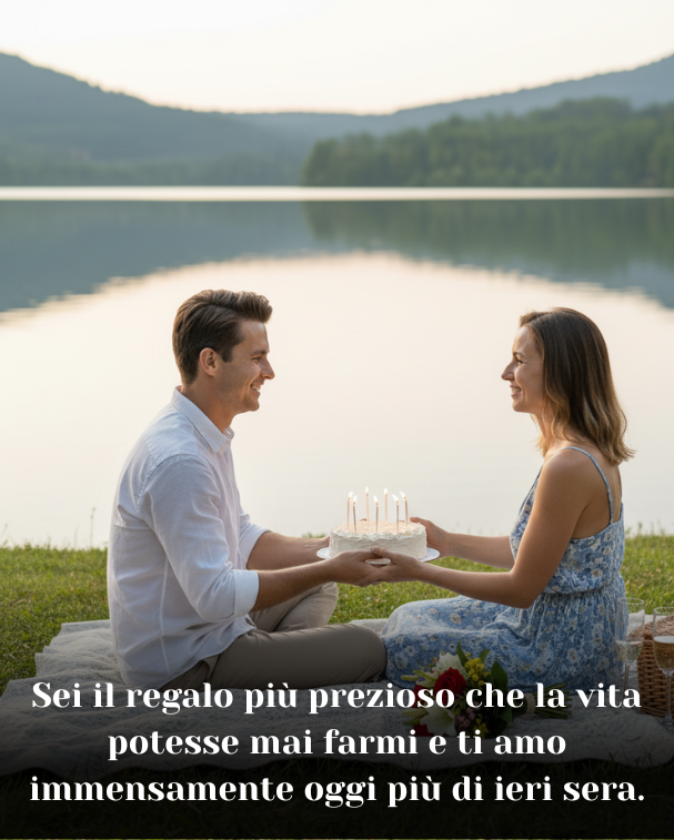 Sei il regalo più prezioso che la vita potesse mai farmi e ti amo immensamente oggi più di ieri sera (2)