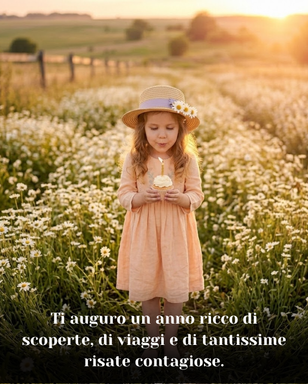 Ti auguro un anno ricco di scoperte, di viaggi e di tantissime risate contagiose