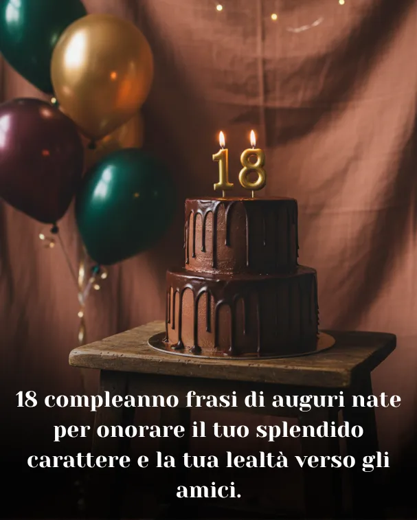18 compleanno frasi di auguri nate per onorare il tuo splendido carattere e la tua lealtà verso gli amici